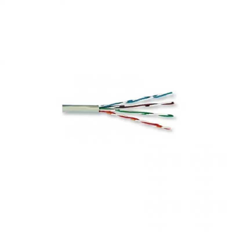 CABLU UTP 24 AWG CAT 5E TELETRONIC (8 fire x 0.52mm) gri cupru masiv *46883                                                                                                                             