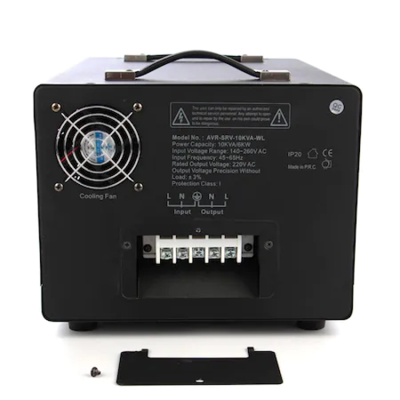 Stabilizator automat de tensiune 10000VA cu servomotor Constant  Well AVR-SRV-10kva.41493                                                                                                               