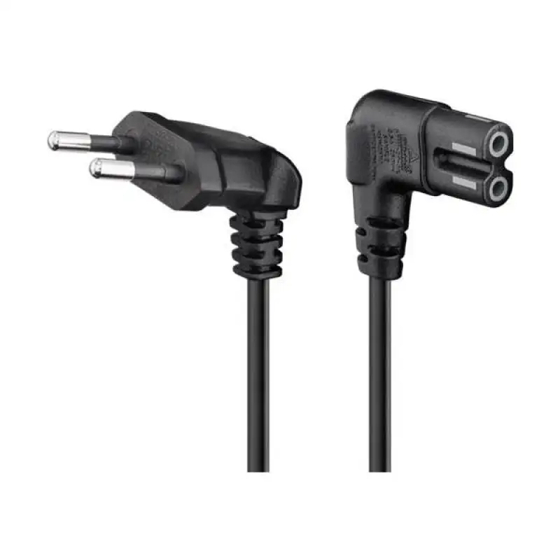 Cablu alimentare TV /cas 1.5m cu conectorii cotiti cable-pw-cee7-iec7-1.50.48666                                                                                                                        