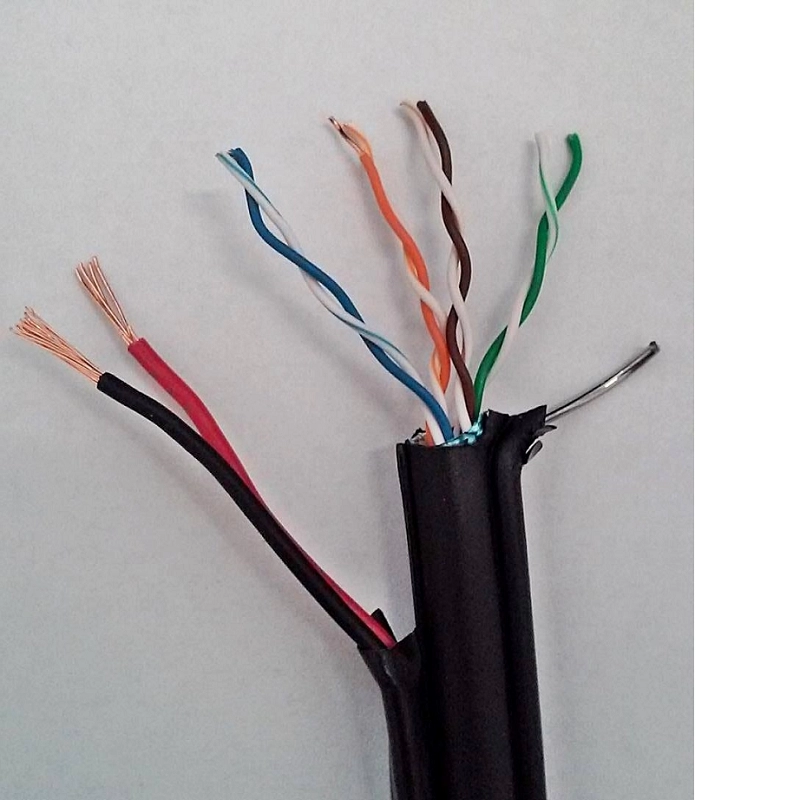 CABLU FTP 24awg+2x0.75mm+sufa 8fire x 0.52mm Cupru 42949                                                                                                                                                