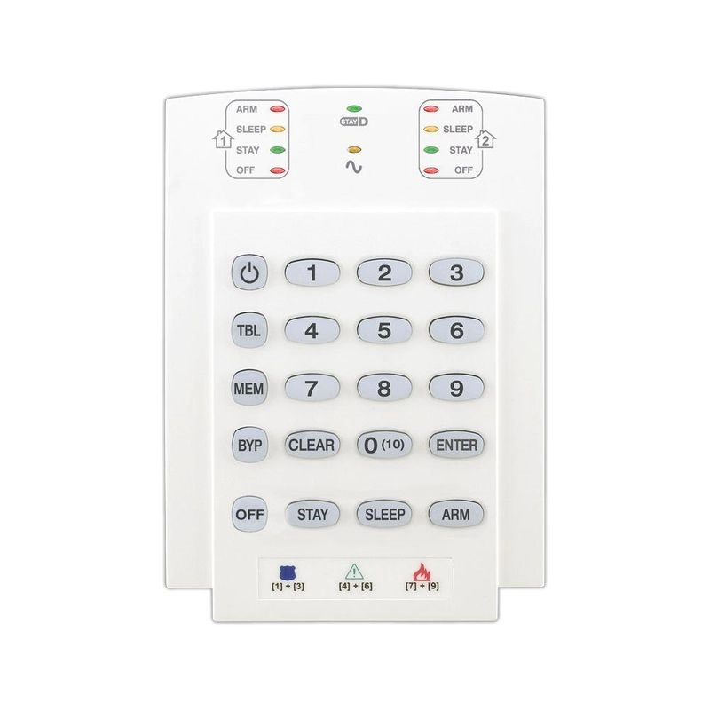 Tastatura sistem se alarma Paradox K10 verticala 2 partitii 10 zone 32486                                                                                                                               