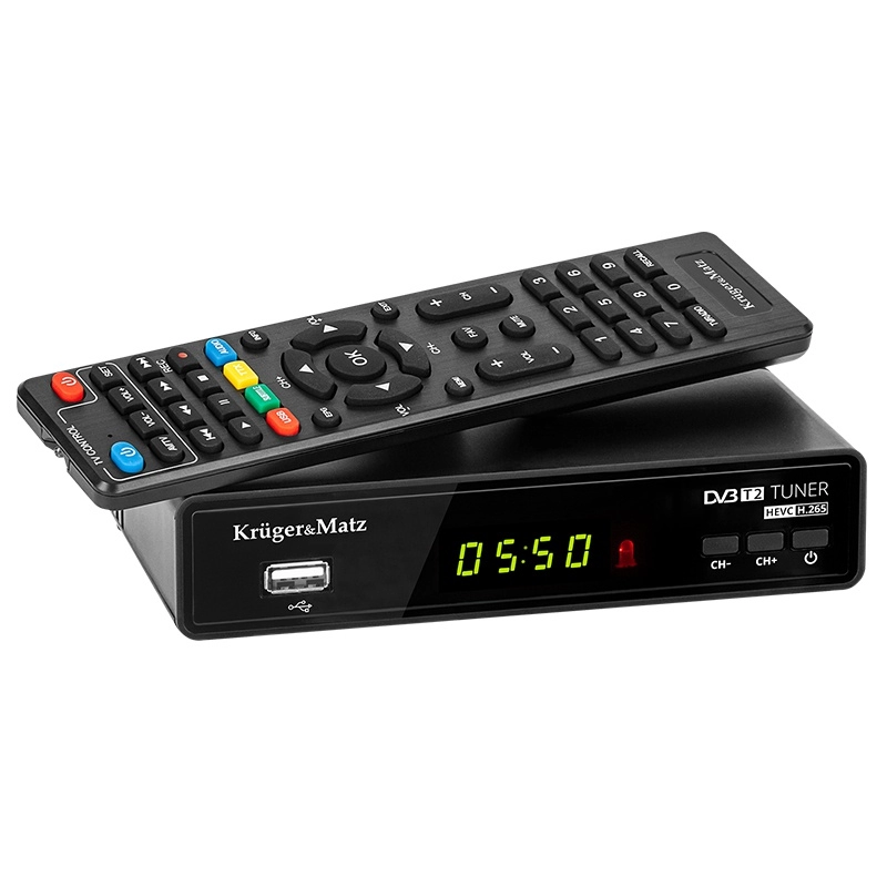 Tuner Digital Terestru  DVB T2 KM KM0550D 44809                                                                                                                                                         