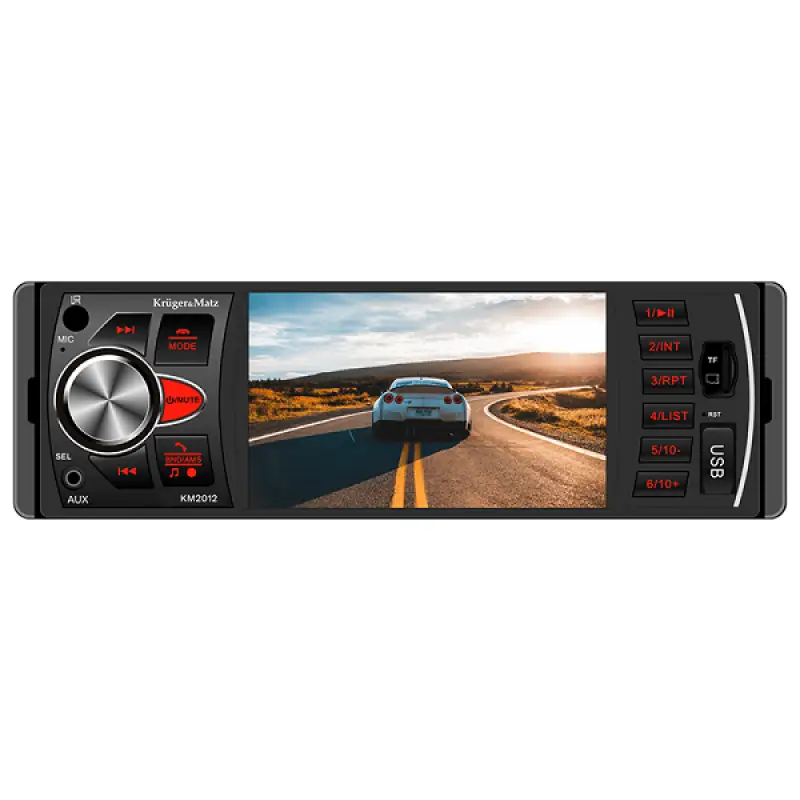 Radio auto cu bluetooth  Mp3 1Din KM2012  48246                                                                                                                                                         