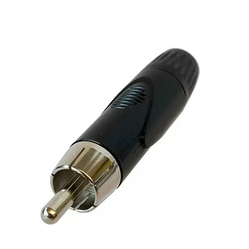 Conector RCA .tata negru ZZIPP NRZZ002B * 47463                                                                                                                                                         