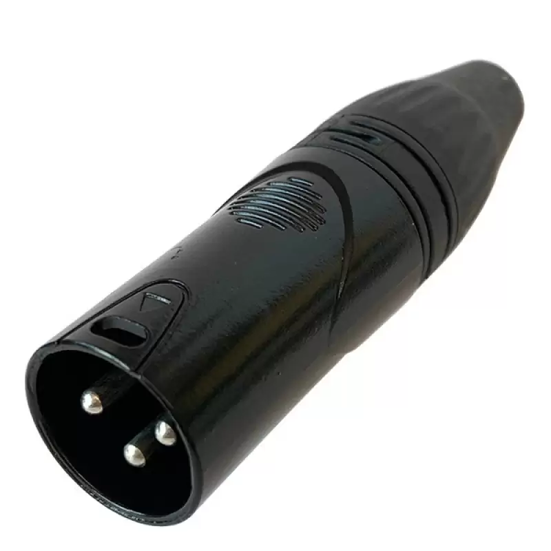 Conector ( mufa ) XLR mama 3pin negru ZZIPP  NXZZ001B 47126                                                                                                                                             