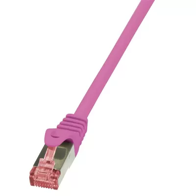 CQ2019S Patchcord S/FTP cat6 0.25m roz cupru LogiLink  47169                    