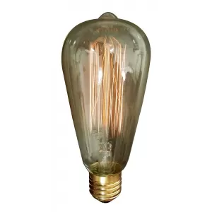 Bec E27 VINTAGE decorativ 60w filament tip EDISON  EFLW-ST6460E27-WL 42241      