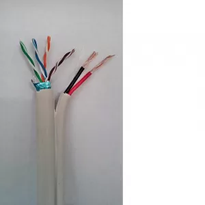 CABLU FTP 24AWG + 2x0.75  (8 fire x 0.52mm) RS cupru 305m/rola * 42948          