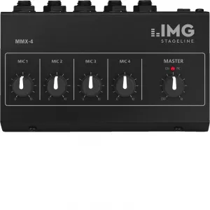 Mixer microfoane 4 chanale  IMG Stage Line MMX-4 42081                          