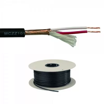 Cablu Microfon stereo 2x0.24m2 MCZZ101 black  47047                             