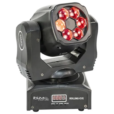 Moving head 6X12W RGBW ROLLING-EYE