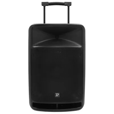 Boxa portabila 15''/38cm + tweeter 350W BT/USB/FM/SD + 2 microfoane VHF TRAVELSO